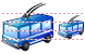 Autobús de la carretilla Icon